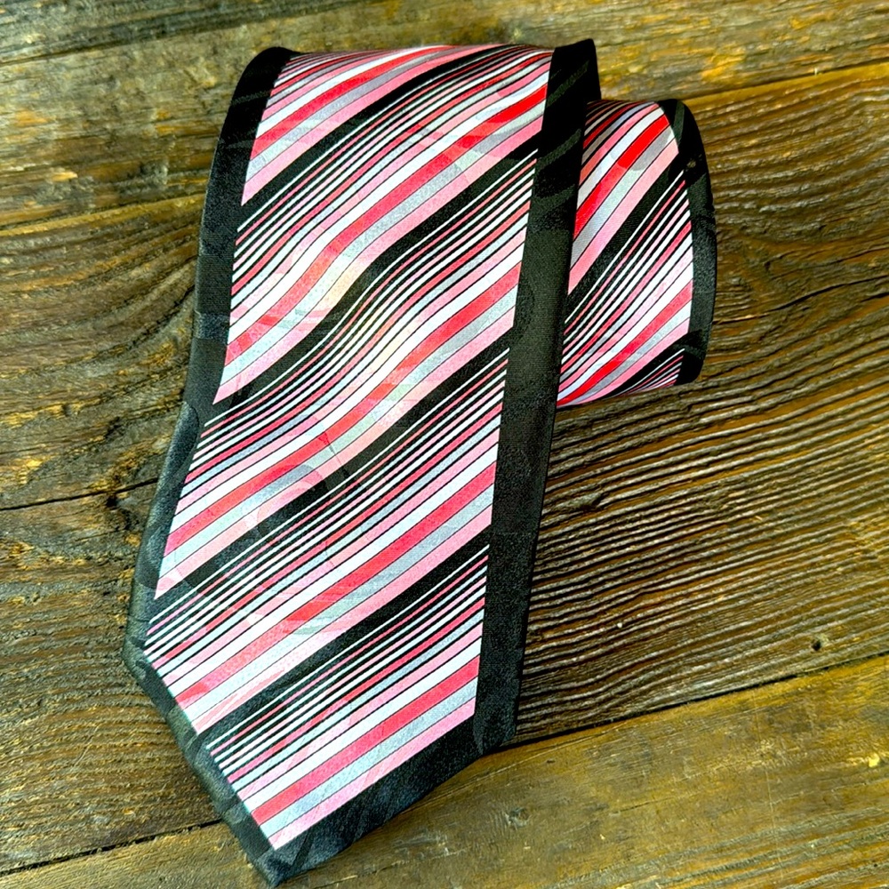 Clericci art deco‎ wide tie